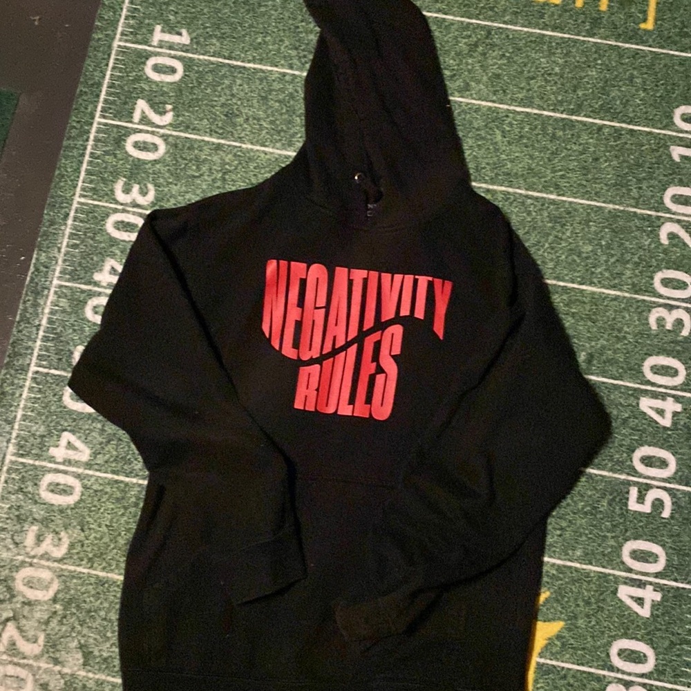COPY - Anti social social club negativity rules hoodie
